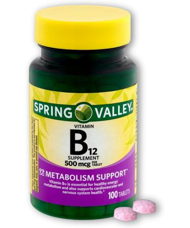 FUSION SHOP STORE Smart choices meaningful life! B12 500mcg- 100 Tablets (Pack of 1) - Buy Online on GoSupps.com