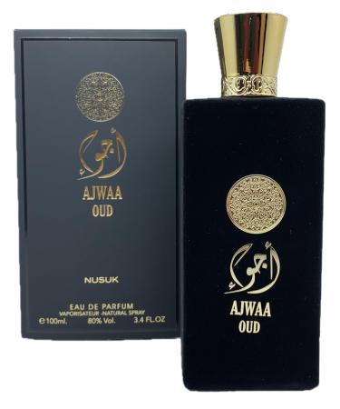 AJWAA OUD Black Unisex Cologne 3.4 Fl. Oz. Eau de Parfum Spray