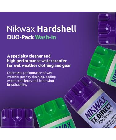 Nikwax Hardshell Cleaner & Waterproofing Duo-Pack 300ml | Eco-Friendly Solution - Buy Online on GoSupps.com