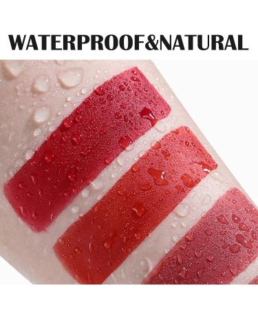 DAGEDA 5 Colors Lip Stain Set - Long Lasting Waterproof Liquid Lipstick with Empty Spray Bottle | Non-stick Cup Lip Tint Makeup for Women - Buy Online on GoSupps.com