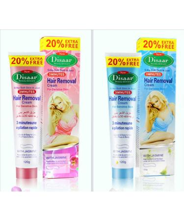 DISAAR Hair Removal Inhibitor Depilatory Cream Best Permanent Speedy Stop 120g