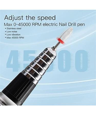 68 W Nail Cutter Professional Nail Cutter For Gel Nails 45000 Rpm 16 In 1 Manicure Pedicure Set With Pedal Cutter For Gel Nails Cuticle Acrylic Gel White YUYANAIAI - Buy Online on GoSupps.com