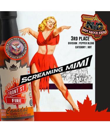 Front Street Fire Canada's Premium Gourmet Hot Sauce. Medium Heat with Chipotle & Fire Roasted Red Peppers. BBQ Sauce Wing Sauce Taco Sauce Gluten Free Condiment Vegan & Keto Friendly. (296 mL) - Buy Online on GoSupps.com