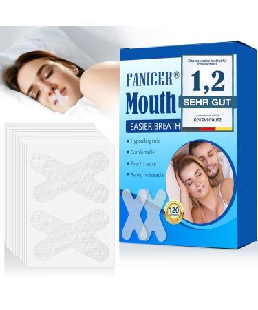 120 pieces Mouth Tape for Sleeping mouth pavement against snoring anti -snoring mouth tape snoring plaster helps against snoring sleep tape for snoring better sleep and breathe