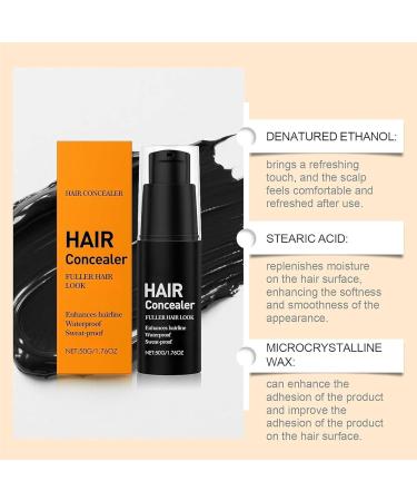 Nbzsmlkn Lefron Hair Concealer Lefron Hair Concealer 20 Water Resistant Hair Filler For Women And Men Instant Hair Concealing Cream Root TouchUp Color For Gray Coverage 1 Piece - Buy Online on GoSupps.com