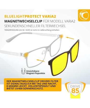 Prisma Varia 2 Blue Light Magnet Front Filter - VA2M923D for Varia2 Glasses | International Shipping - Buy Online on GoSupps.com