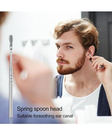HEIMEABI Spring Ear Wax Cleaner Tool Set - Stainless Steel Ear Cleansing Kit with Storage Box - Earwax Removal Tool for Beauty Gift - D One Size - Buy Online on GoSupps.com