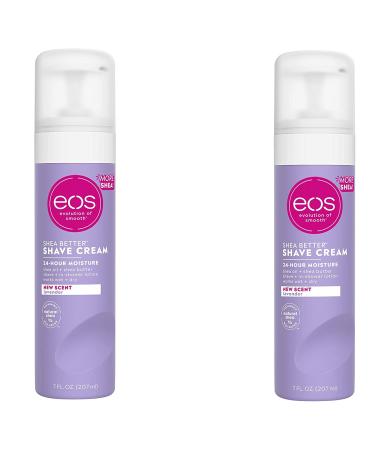 EOS Ultra Moisturizing Shave Cream-Lavender Jasmine-7 oz, 2 pack 7 Ounce (Pack of 2)
