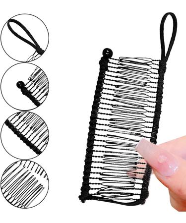 FEXPDL Banana Clips For Hair 2 Pieces Banana Clip 30 Teeth Banana Hair Clips For Thick Hair Vintage Stretchy Banana Hair Clip for Thick Curly Wavy Hair Styling Accessories(Black Pink) Black/PINK - Buy Online on GoSupps.com