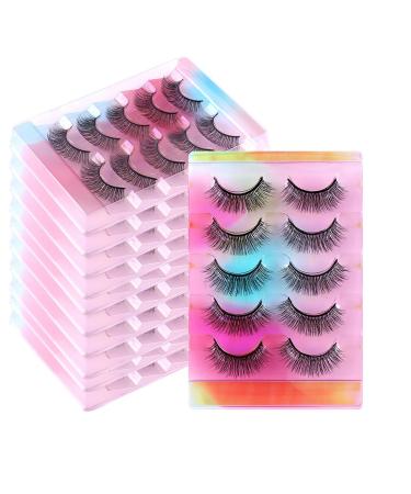 Shop 3D Voluminous 5-Pair False Eyelashes - Natural Look Curl & Lifelike Style - Worldwide Shipping Available - Buy Online on GoSupps.com