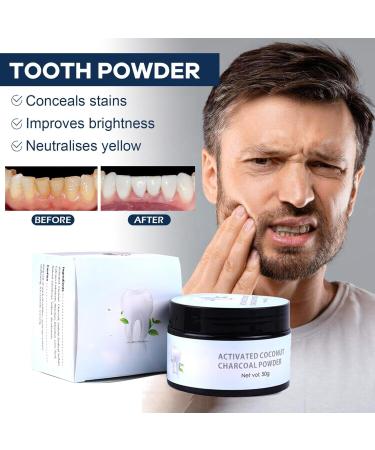 Paris Tooth Whitening - Natural Activated Charcoal Powder for White Teeth & Spot Removal (1PC) - Buy Online on GoSupps.com