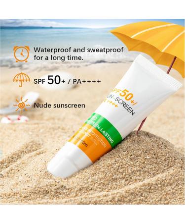 SPF 50 Advanced Face Sunscreen & Moisturizer for UVA & UVB Protection - Water Resistant Sun Cream with Antioxidants - Buy Online on GoSupps.com