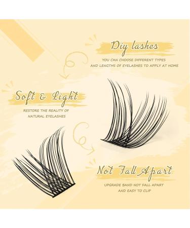 QUEWEL 144 PCs Eyelash Clusters & DIY Extensions Set - Super Hold Binding & Sealing Individual Applicator Tool - Qurr-DH-02 - Buy Online on GoSupps.com
