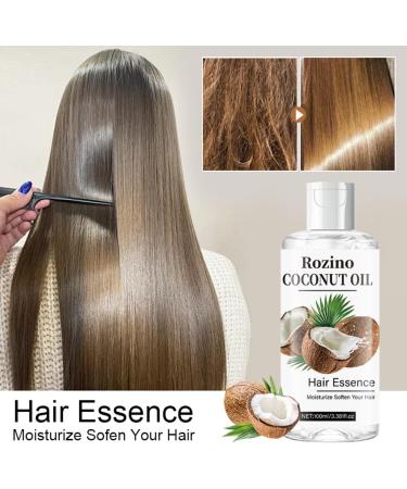 Coconut Oil Conditioner Moisturizing Essence Softens and Deeply Moisturizes Dry Hair Nourishing Conditioner for Strong Silky Shiny and Healthy Hair 100g Size - Buy Online on GoSupps.com