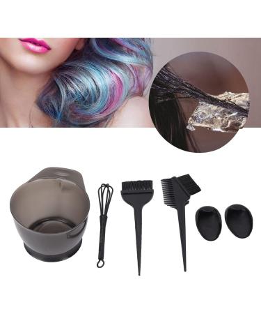 Hair Dyeing Kit Hair Dye Brush Ergonomic Wear Resistant Ear Cover Stable Sturdy Firm ABS Mixing Tool for Hair Salon for Individual Use for Hairdresser(black) - Buy Online on GoSupps.com