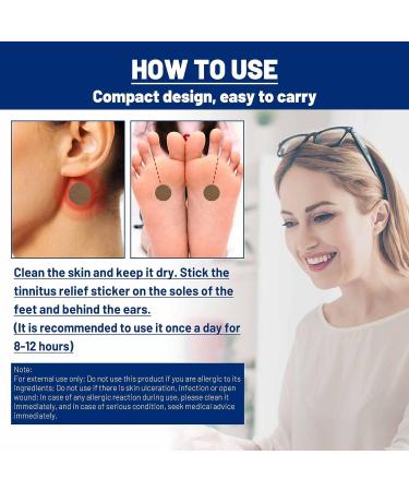 Tinnitus Relief Patches - Natural Herbal Formula for Ringing Ears | Improve Hearing & Boost Circulation - Buy Online on GoSupps.com