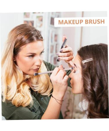 SKISUNO 20pcs Double Brush Makeup Brush Powder Applicator Cosmetics Brush Makeup Tool Golden Aluminum Tube - Buy Online on GoSupps.com