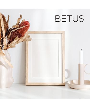 Betus 11x14 White Picture Mats - Acid Free, 1/16 Thickness, White Core, Bevel Cut - Pack of 10 Mats for 8x10 Pictures - Buy Online on GoSupps.com