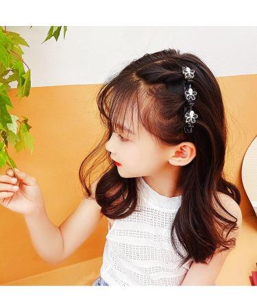 Qazuoik 10 Pcs Black Double Braided Hair Clips for Women - Non-Slip Tooth-Shaped Barrettes - Stylish Hair Accessories Gift Set - Buy Online on GoSupps.com