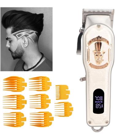 Qukaim Men Hair Trimmer Electric Hair Trimmer with Stainless Steel Blades Rechargeable High Power Hair Clipper for Home Salon - Buy Online on GoSupps.com