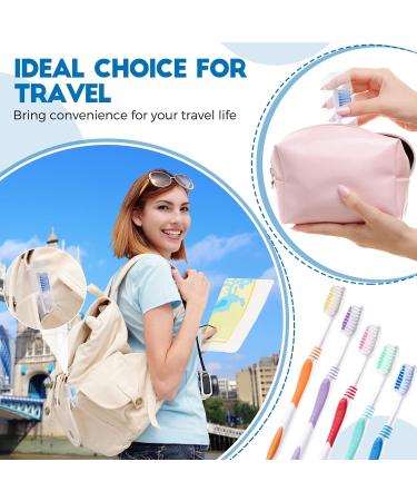Buy Individually Wrapped Travel Toothbrushes - Soft Bristles Disposable for Hotels & Guests | Multi-Color Options Available - Buy Online on GoSupps.com
