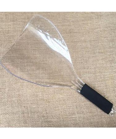 Barber Salon Face Shield Plastic Hairdressing Haircut Face Mask Professional Hair Cutting Eye Protector Cover (Clear) - Buy Online on GoSupps.com