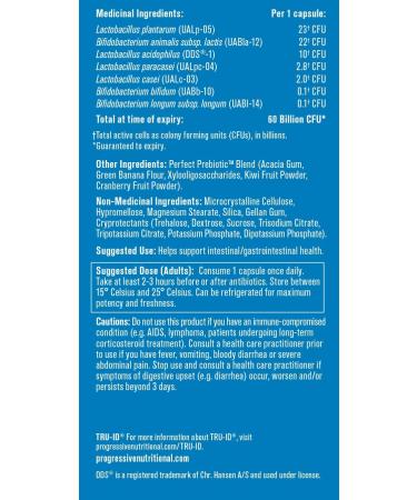PROGRESSIVE Perfect Probiotic 60B 30 CT - Buy Online on GoSupps.com