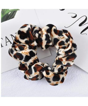 Leopard Scrunchies for Women - 1PC Elastic Hair Band & Ponytail Holder - Random Color Hair Accessories - Buy Online on GoSupps.com