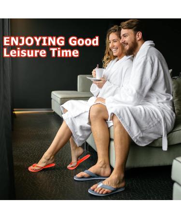 JenPen 60 Pairs Disposable Pedicure Flip Flops - Colorful Foam Slippers for Salon, Nail Spa, Hotel, Travel - 5 Colors - Buy Online on GoSupps.com