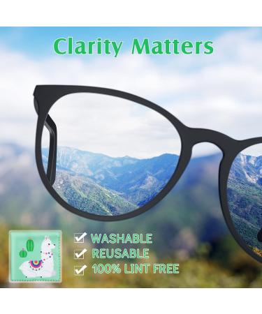 Buy 18-Piece Cute Llama & Alpaca Microfiber Glasses Cleaning Cloth Set | Multi-Color Lens Cleaner & Reusable Wipes for Eyeglasses & Sunglasses - International Shipping Available - Buy Online on GoSupps.com