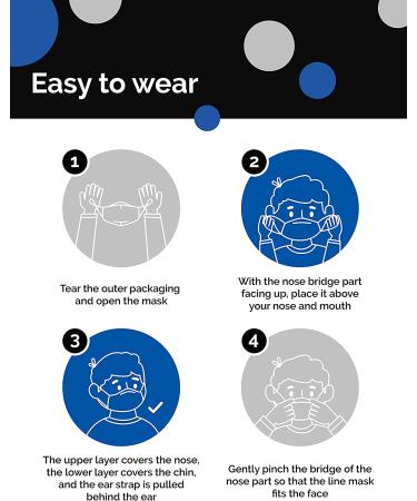 Kids Face Mask 2-Pack | Anti-Microbial Reusable Cotton | Adjustable & Breathable | coRevival's Revival Kids Mask (Gray Blue) - Buy Online on GoSupps.com