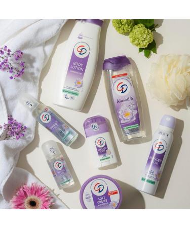 Lornamead CD Body Lotion Water Lily 400 ml for normal and dry skin 48 hours of moisture for body face - Buy Online on GoSupps.com