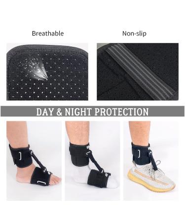Shuyan Jiao AFO Foot Drop Brace - Adjustable Ankle Foot Orthosis for Men, Women, & Kids - Improve Walking Gait, Achilles Tendon, Hemiplegia & Stroke - Pain Relief - Left & Right Foot - Buy Online on GoSupps.com
