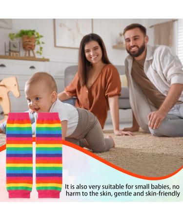 Sintege Rainbow Stripe Baby Kids Leg Warmers for Boys & Girls, 6 Months to 5 Years - Fun and Colorful Children Leg Warmers - Buy Online on GoSupps.com