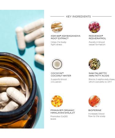 Hush & Hush DeeplyRooted Hair Supplement - Collagen & Biotin for Stronger, Healthier Hair - 120 Capsules - Buy Online on GoSupps.com
