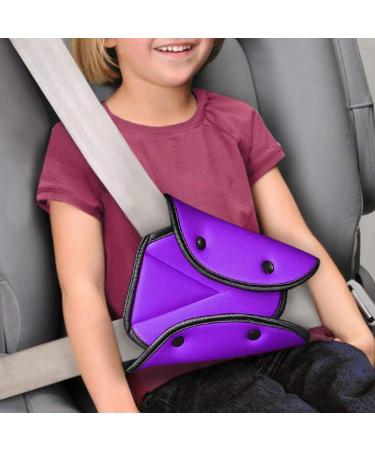 HONGXIN-SHOP Seatbelt Adjuster | Car Safety Harness Strap | Seat Belt Protector Clip Covers | Purple Blue | 2 Pieces - Buy Online on GoSupps.com