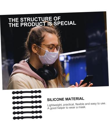 Shop Magiclulu 20 Stk Silicone Mask Buckle & Ear Hooks | Extend Your Mask Rope | Comfortable & Durable Design for All Masks - Buy Online on GoSupps.com