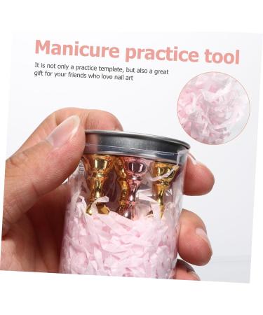minkissy 7 Sets Nail Holder Metal Brackets Manicure Practice Bracket Nail Tip Practice Holder Fingernail Display Stand Metal Stand Tool Stand Nail Art Stand Magnet Training Rack Pedicure - Buy Online on GoSupps.com