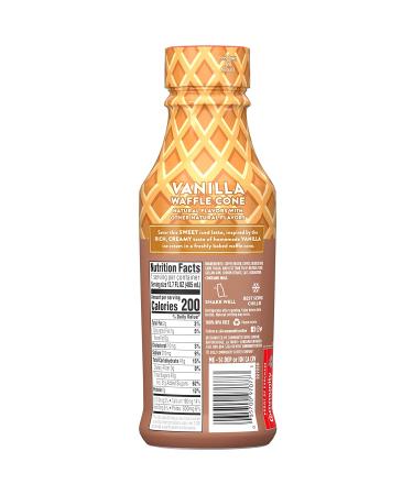 Community Coffee Vanilla Waffle Cone Iced Latte Ready To Drink 13.7oz Bottle - Pack of 12 | Vanilla Waffle Cone 13.7oz - Pack of 12 - Buy Online on GoSupps.com