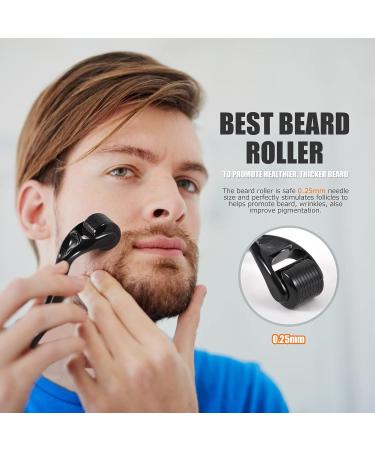 12-in-1 Beard Grooming Kit for Men with Beard Roller, Oil, Shampoo, Conditioner, Brush, Balm, Comb, Scissors - Citric Acid Infused - Gifts for Him - Buy Online on GoSupps.com