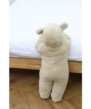Haokaini Newborn Bear Snowsuit | Cotton Fleece Romper for Baby Girls Boys 0-3 Months - Khaki - Buy Online on GoSupps.com