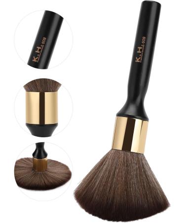 Neck Duster Brush Broken Hair Sweep Brush lengthy Handle Neck Face Cleaning Hairbrush Soft Bristles Tools for Salon The bristles can be washed for barber shops and hair salons. (Black) - Buy Online on GoSupps.com