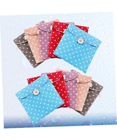 Healifty 10pcs Bag Organizer for Tote Travel Bag Organizer Bags Organizer Small Container Sanitary Pad Storage Bag Sanitary Napkins Bag Storage Bags Tampons Hygiene Bag South Korea Cartoon - Buy Online on GoSupps.com