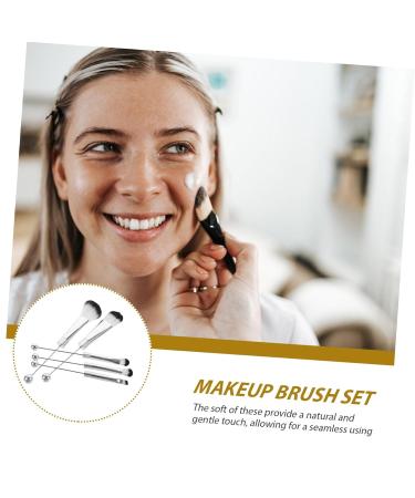 Buy Miss Beauty 5-Piece Makeup Brush Set - Foundation Blush Eyeshadow Applicators | International Shipping Available - Buy Online on GoSupps.com