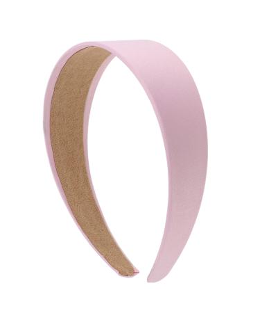 Girls 2 inch Satin Headband - Light Pink
