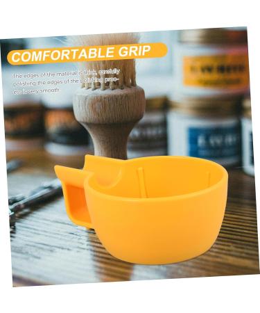 Beaupretty 3-Piece Travel Shaving Foam Set | Small Razor Shell & Decorative Bowl | Natural Yellow Shaving Container | International Shipping Available - Buy Online on GoSupps.com