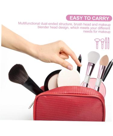 FRCOLOR Travel Accessories brush powder brush liquid brush multitools concealer brush blush brush travel brush Sponge Brush alloy multifunctional brush Cosmetics Tool 17.5x4cm Assorted Color - Buy Online on GoSupps.com
