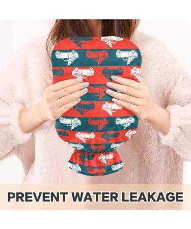 Red Christmas Tree Truck Hot Water Bottle | 1L Heat Therapy for Pain Relief - Neck & Shoulder Heating Cushion - Buy Online on GoSupps.com