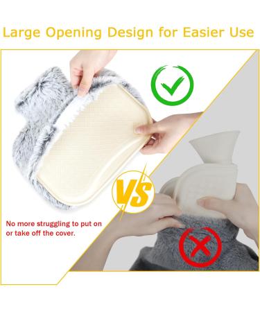 Fluffy Hot Water Bottle Belt with Cover - Wearable Wrap Around for Body, Neck, Shoulder, Back, and Waist - Perfect Gift for Women, Girls, and Men - Buy Online on GoSupps.com