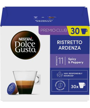  NESCAFE DOLCE GUSTO NESCAF Dolce Gusto Espresso Ristretto Ardenza 90 capsules arabica coffee intensity 11 (3 packs x 30) - Buy Online on GoSupps.com